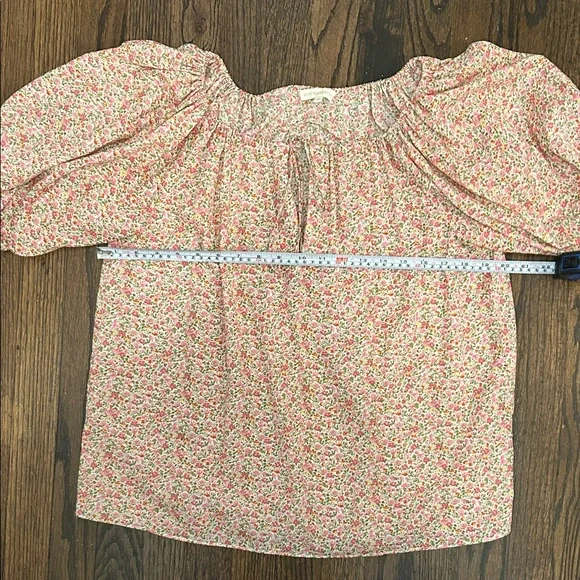 ANN MASHBURN Liberty of London Floral Pink Blouse - Picture 7 of 8